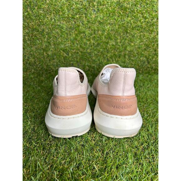 Vince. Marlon Blush Leather Slip On Sneaker 8.5 - Picture 5 of 12